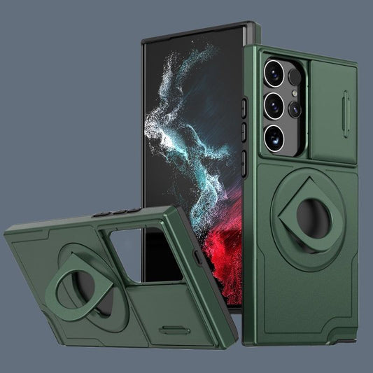 Samsung Military Grade Shockproof Case with Ring Kickstand
